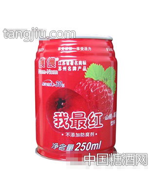侬侬我山楂+草莓饮料250ml