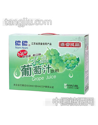 侬侬葡萄汁2.56L