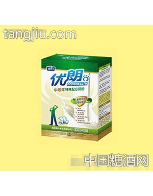 优朗中老年特殊配方奶粉盒装