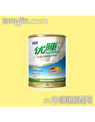 优睡中老年特殊配方奶粉听装