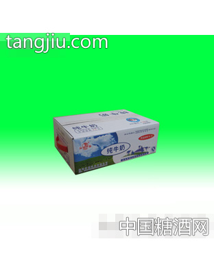 红梅纯牛奶箱装
