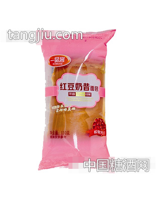 奇香红豆奶昔面包110g