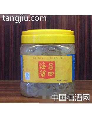 一品鲜1500克桶装海蜇丝