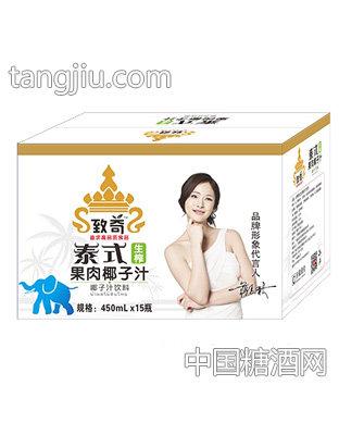 致奇泰式生榨果肉椰子汁450mlx15瓶