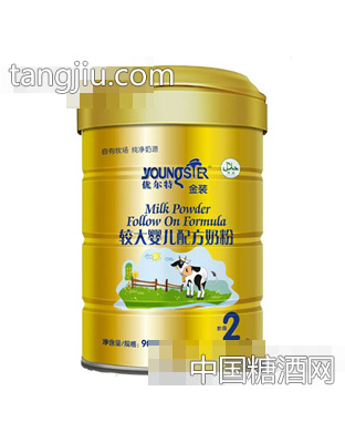 红果900克优尔特金装较大配方奶粉