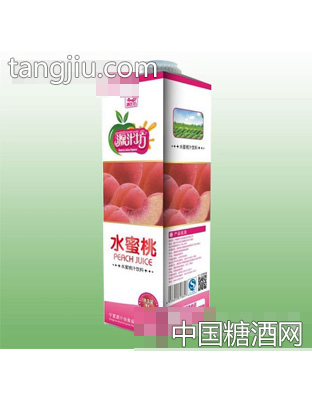 源汁坊水蜜桃果汁饮料1L