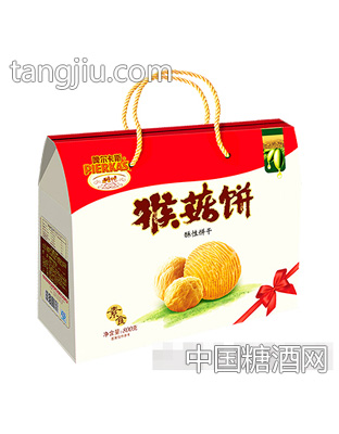 啤尔卡斯猴菇饼酥性饼干手提礼箱800g