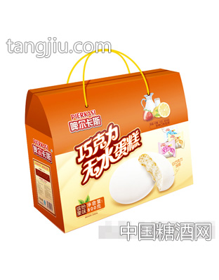 啤尔卡斯巧克力无水蛋糕手提箱800g