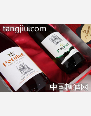 包装：双支古典红色仿皮盒