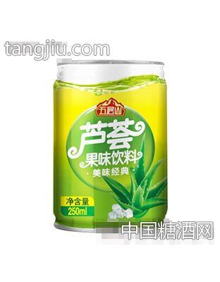 芦荟果味饮料罐装