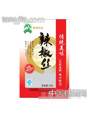 攀峰食品50g辣椒丝
