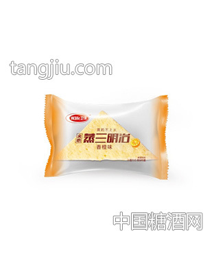 香橙味夹心蒸三明治