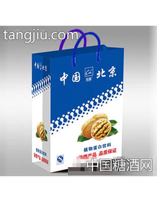 核桃露植物蛋白饮料手提礼盒
