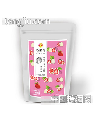 巧果怡白巧克力草莓脆