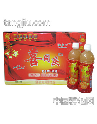 445ml×15瓶喜同庆复合果汁饮料
