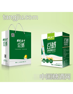 我爱豆汁豆奶250mlx12盒