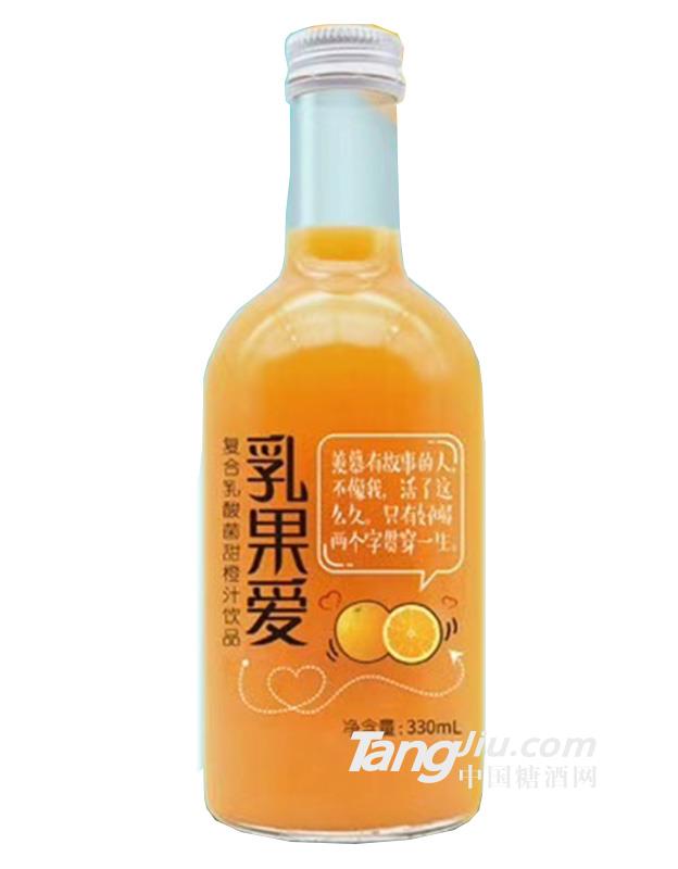 乳果爱符合乳酸菌饮品甜橙汁330ml