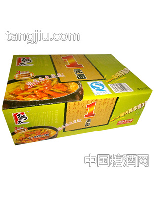 韩太一元面，三料王