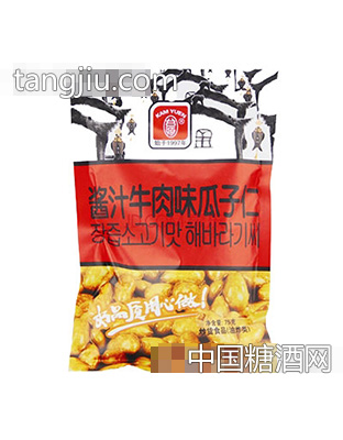 曙翔酱汁牛肉味瓜子仁75克