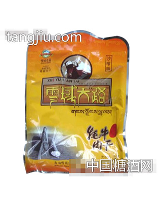 180克竖提系列沙嗲味牦牛肉干