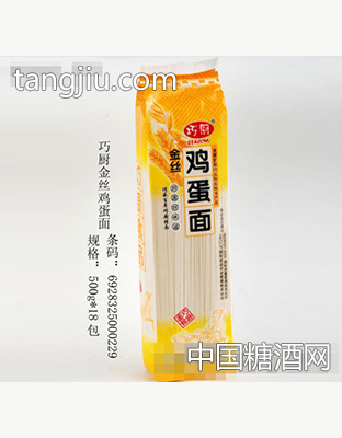 巧厨500g金丝鸡蛋面