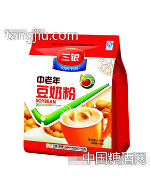 三银中老年豆奶粉袋装