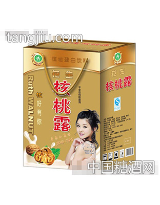 七福旺花生核桃露240ml手提袋