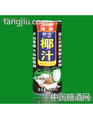 椰浩245ML椰子汁效果图