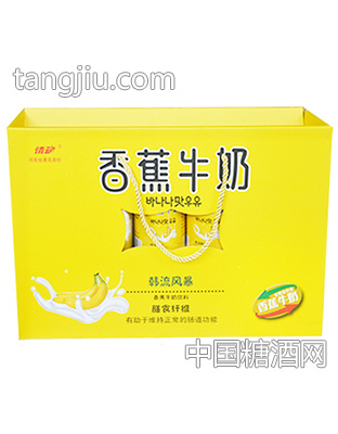 情动香蕉牛奶1x10罐礼盒外有周转箱