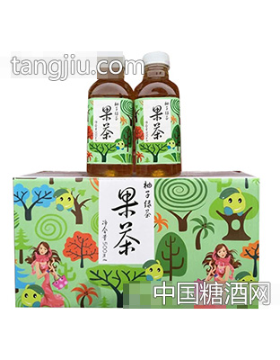 果茶柚子绿茶