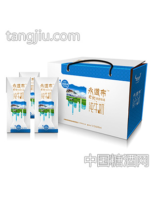永道布纯牛奶箱装