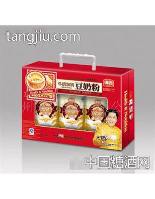 浦鑫牛奶加钙豆奶粉礼品盒