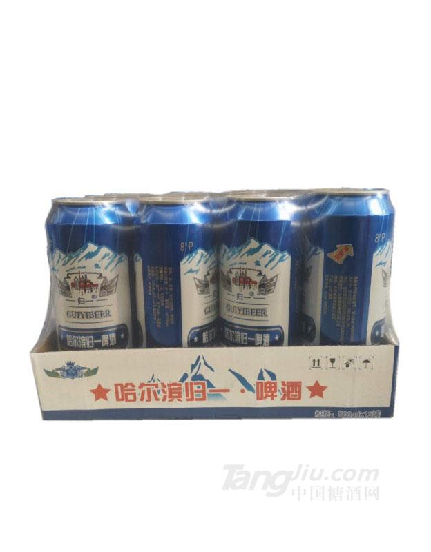 哈尔滨归一啤酒500ml×12罐