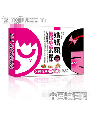 妈妈家蛋奶草莓小馒头散称
