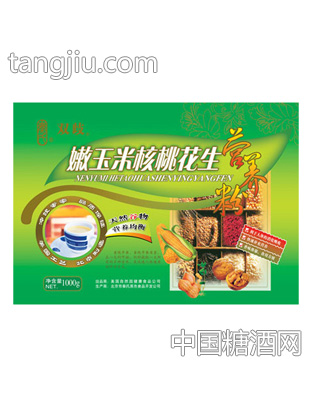 秦氏嫩玉米核桃花生营养粉礼盒