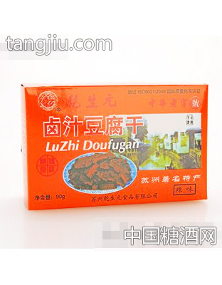 乾生元卤汁豆腐干辣味90g