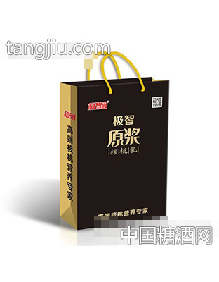 利智园极智原浆核桃乳手提袋