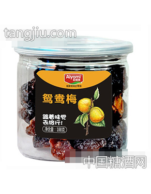 哎哟咪大易拉罐鸳鸯梅188g