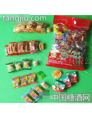 什锦橡皮糖袋装