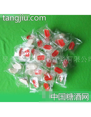嘴唇橡皮糖