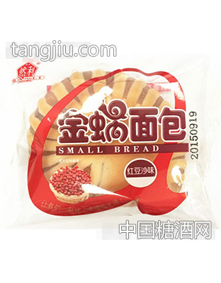 然利金蜗面包红豆沙味
