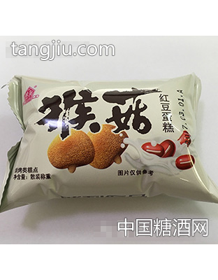 然利猴菇红豆蛋糕