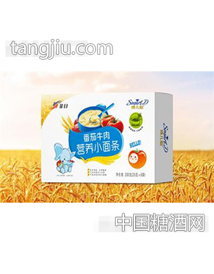 博儿聪番茄牛肉营养小面条