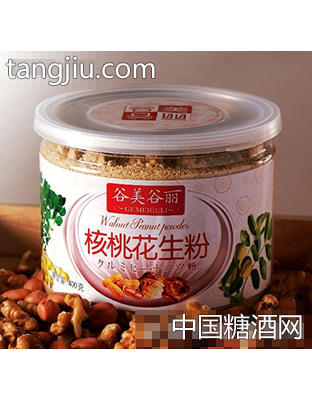 谷美谷丽核桃花生粉