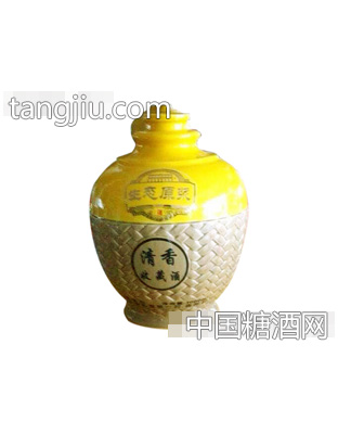 清香收藏酒黄坛