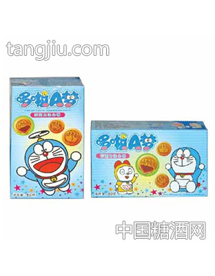 哆啦A梦巧克力味注心饼