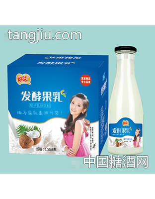 好梦椰子乳味饮料1.5LX6瓶