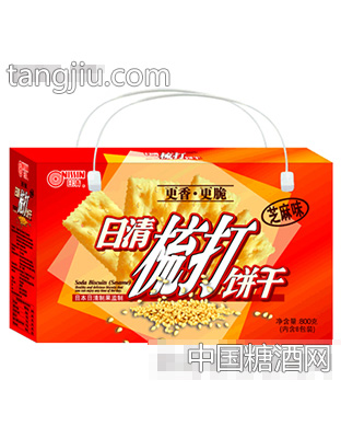 日清梳打饼干芝麻味