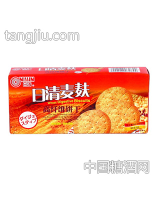 日清麦麸高纤维饼干90g