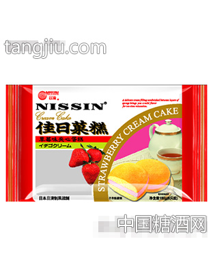 佳日果糕草莓味夹心蛋糕150g